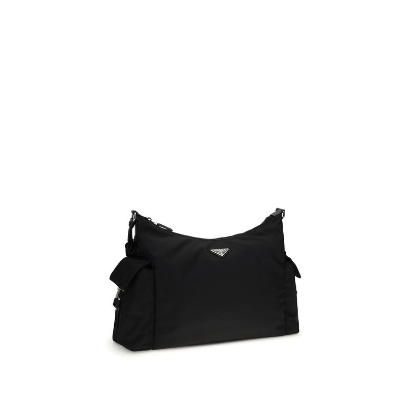 Sac bandoulière Prada noir en polyamide recyclé