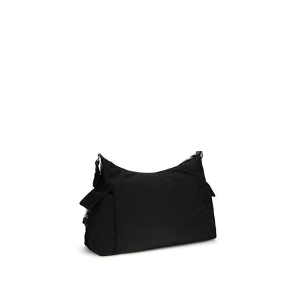 Prada Zwarte Schoudertas van Gerecycled Polyamide