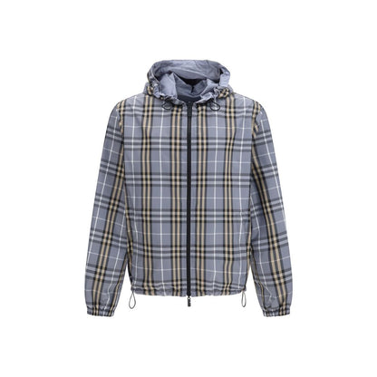 Manteau en polyester bleu Burberry