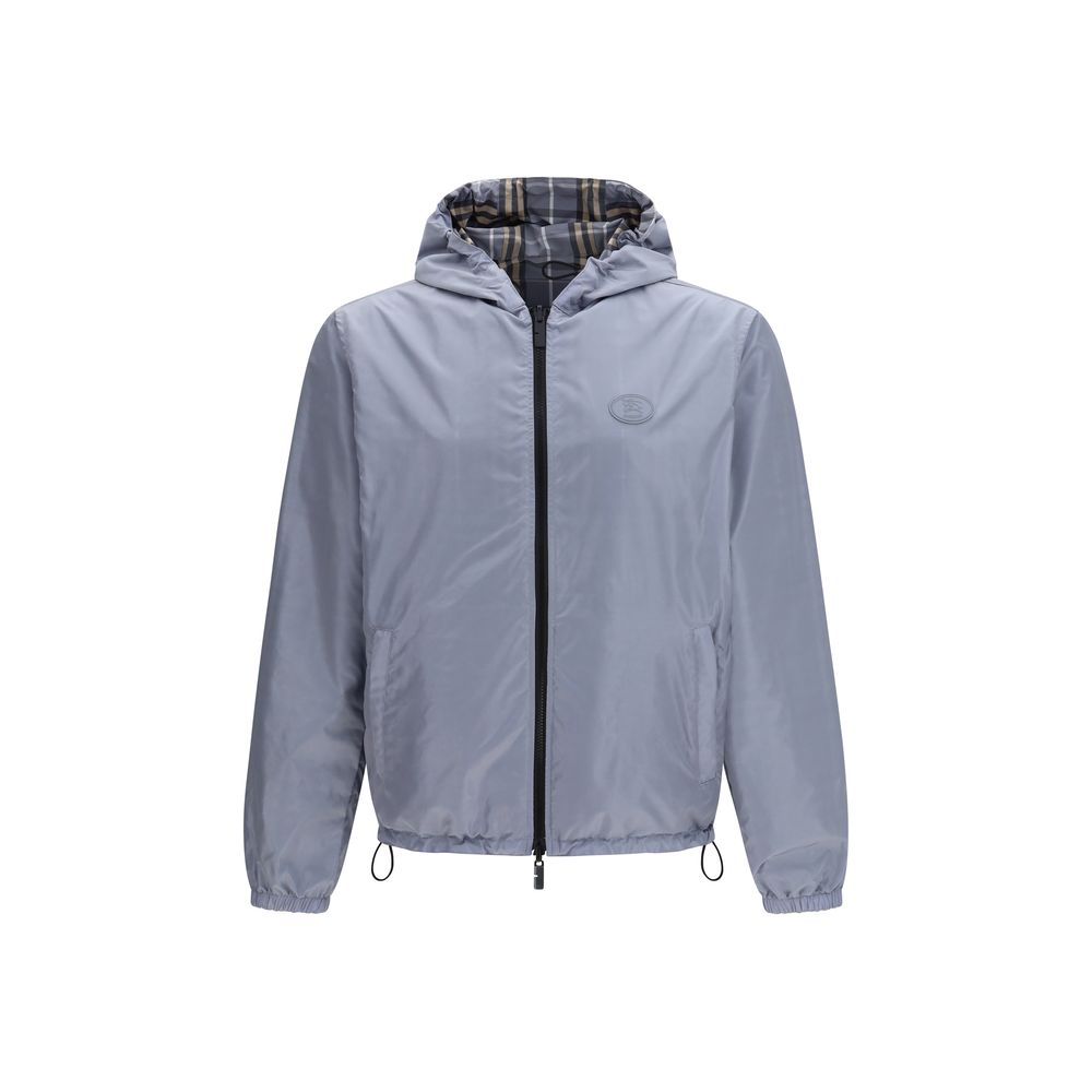 Manteau en polyester bleu Burberry