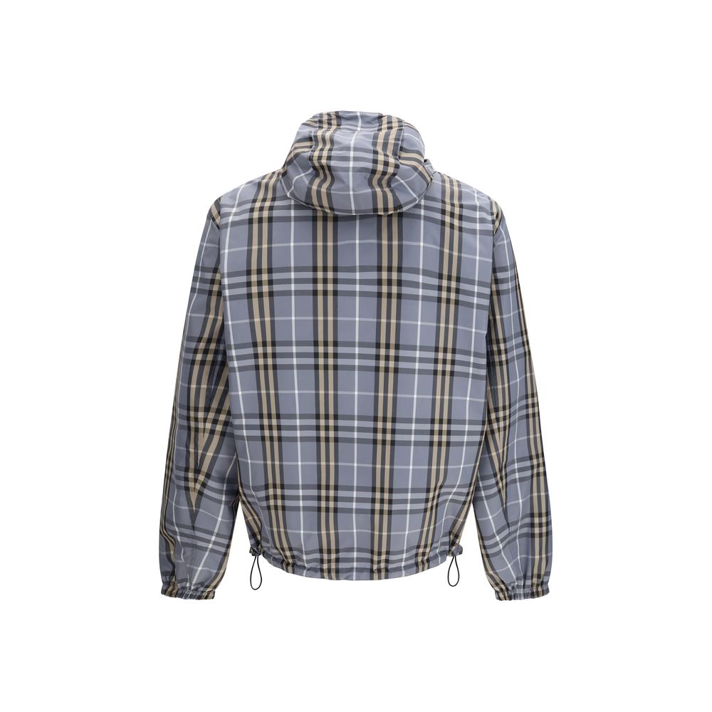 Manteau en polyester bleu Burberry