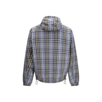 Manteau en polyester bleu Burberry