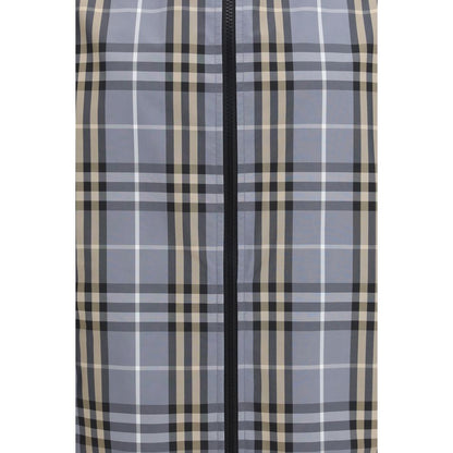 Manteau en polyester bleu Burberry