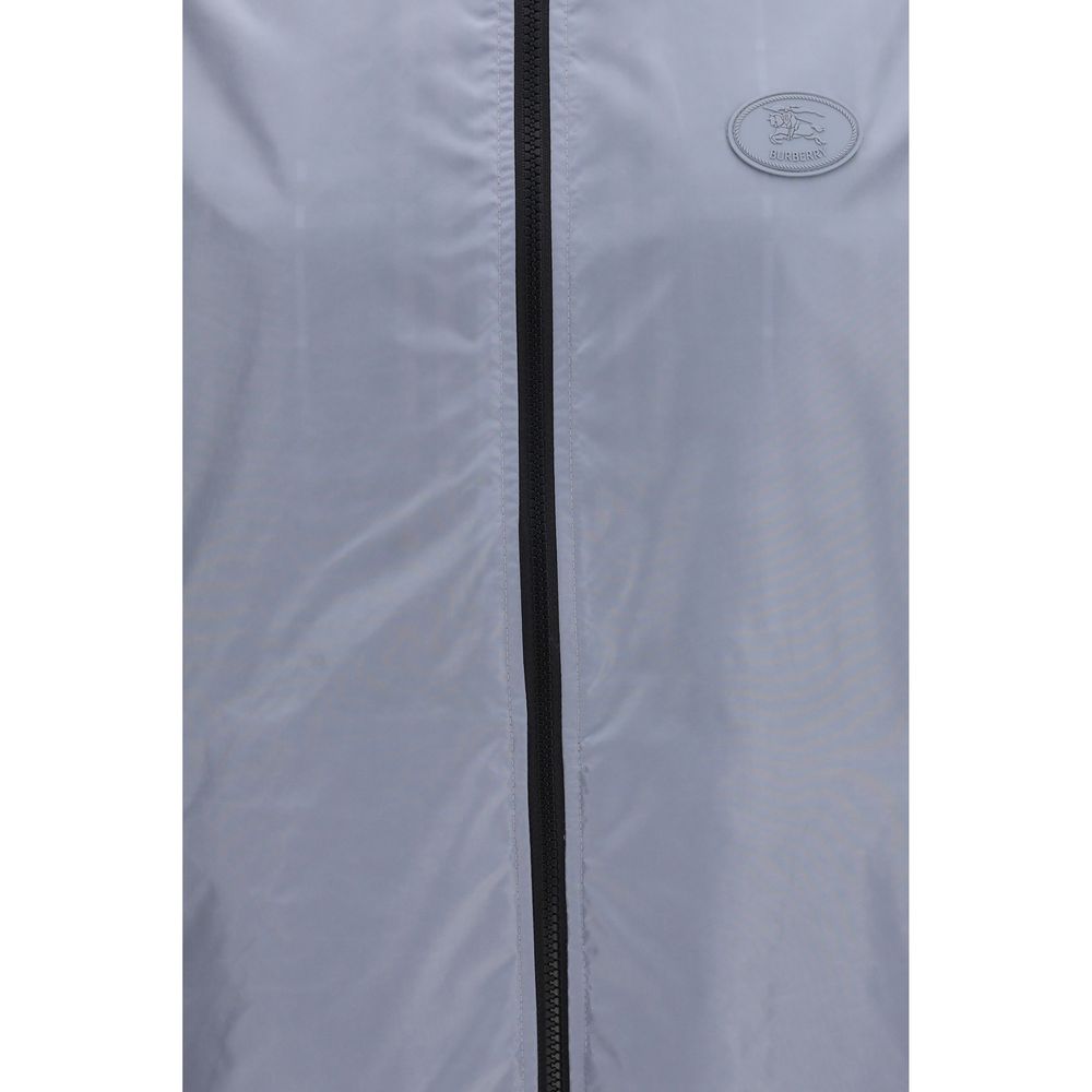 Manteau en polyester bleu Burberry