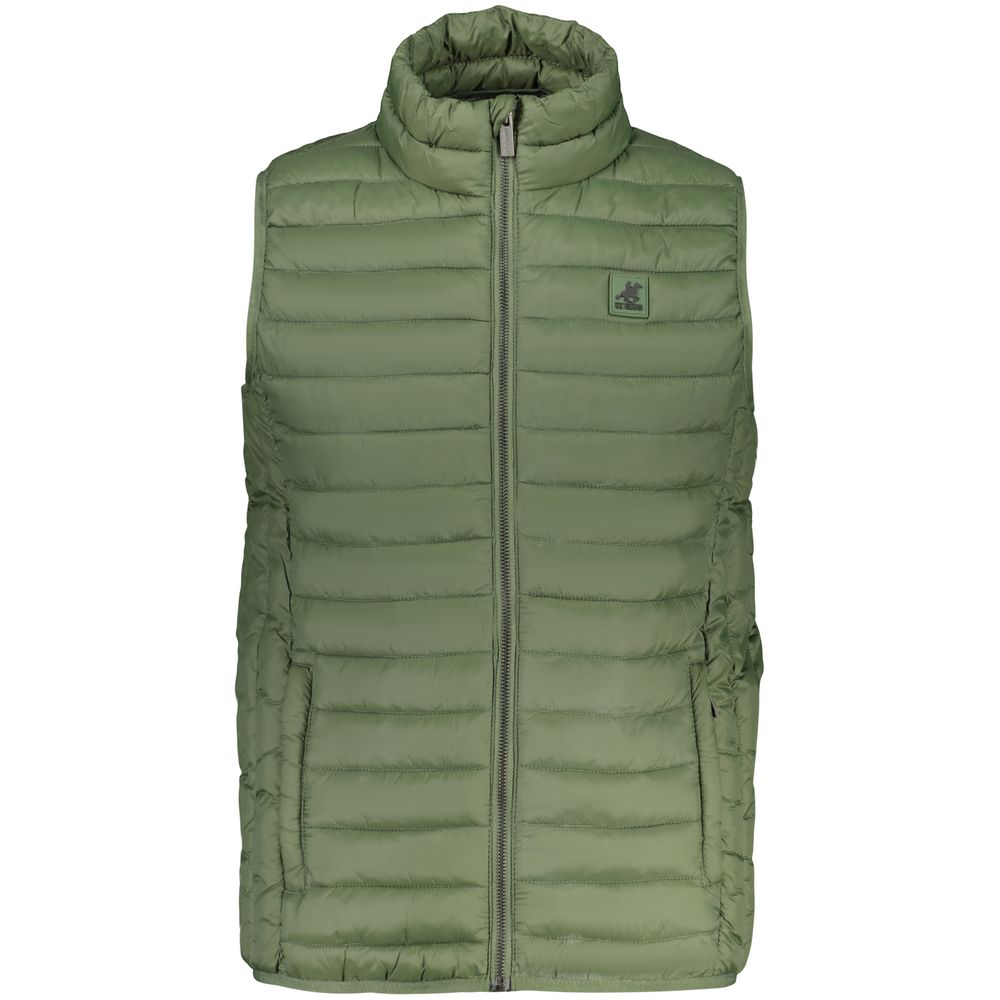 U.S. Grand Men's Verde Polyester Sleeveless Jacket
