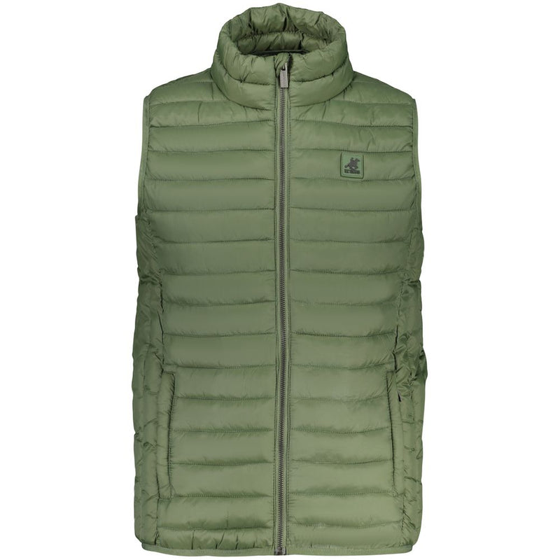 U.S. Grand Men's Verde Polyester Sleeveless Jacket