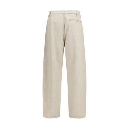 Jacquemus Beige Katoenen Casual Broek