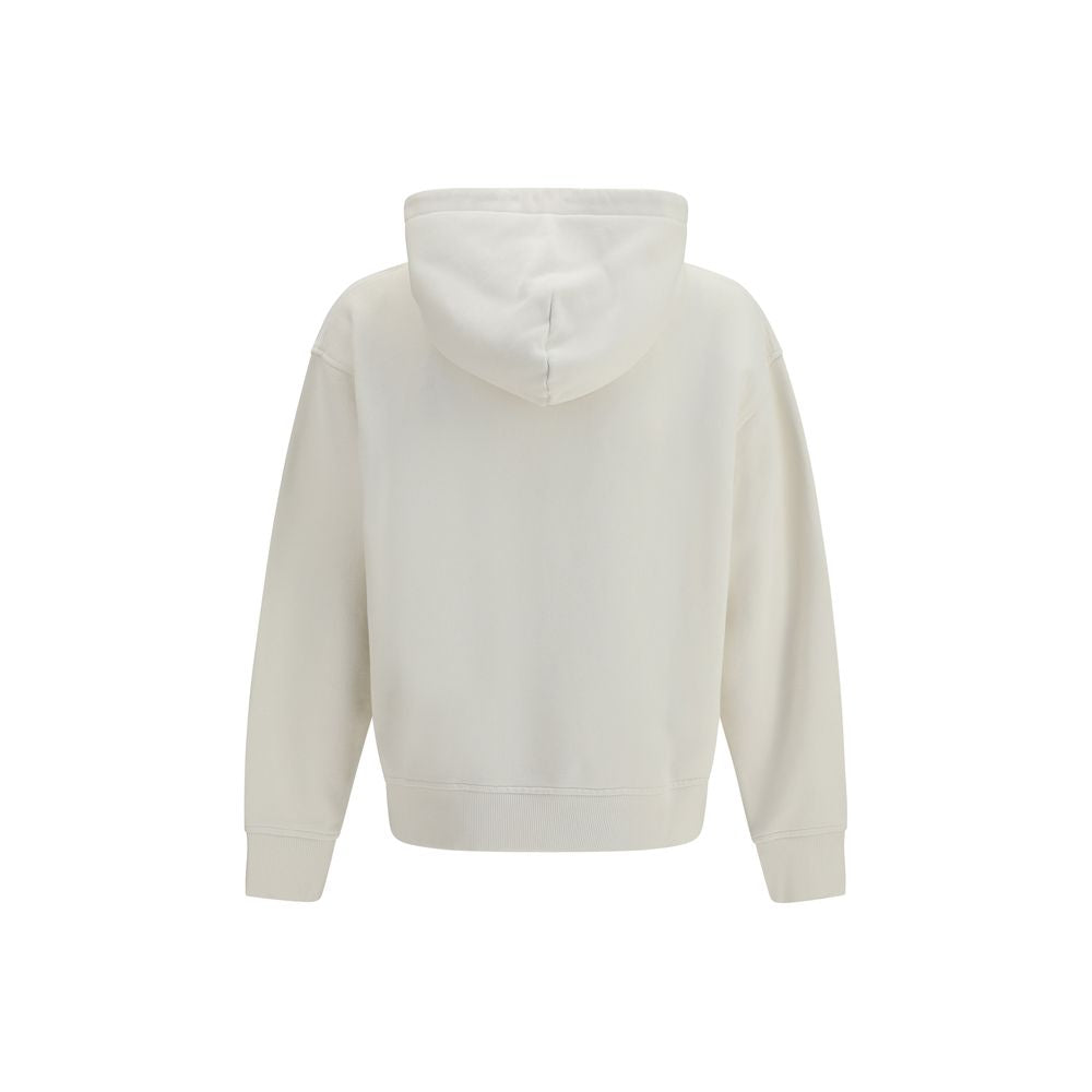 Palm Angels Beige Cotton Bear Hoodie for Men