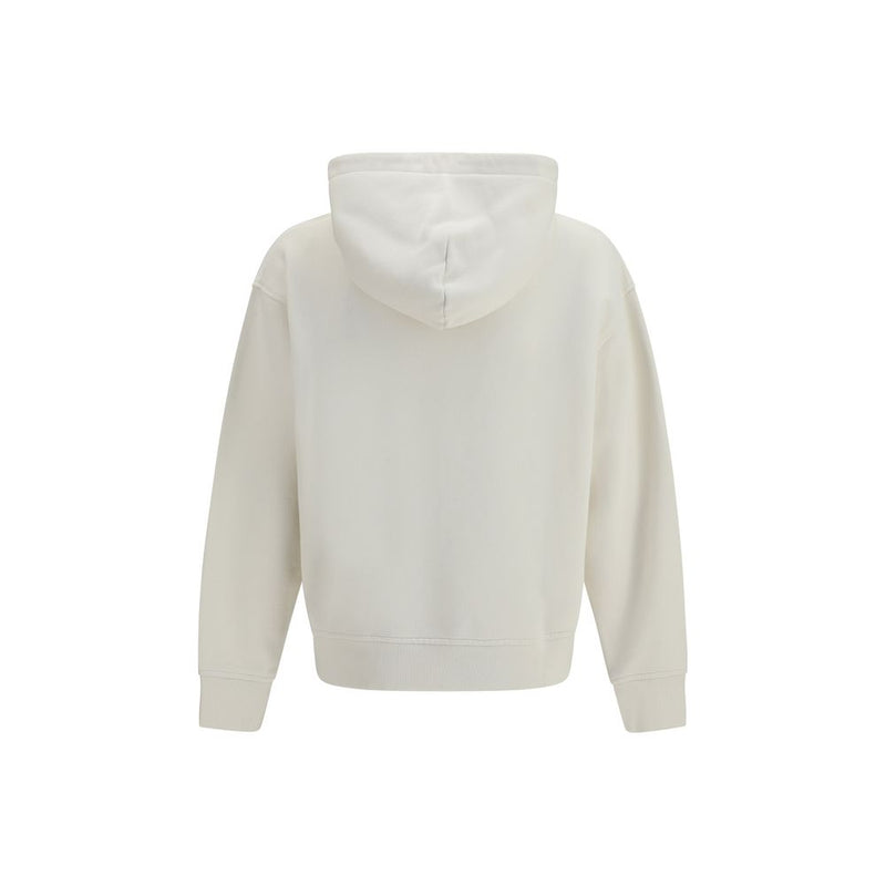 Palm Angels Beige Cotton Bear Hoodie for Men
