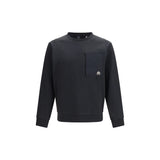 Moose Knuckles Dalon Crewneck Black Cotton Sweatshirt