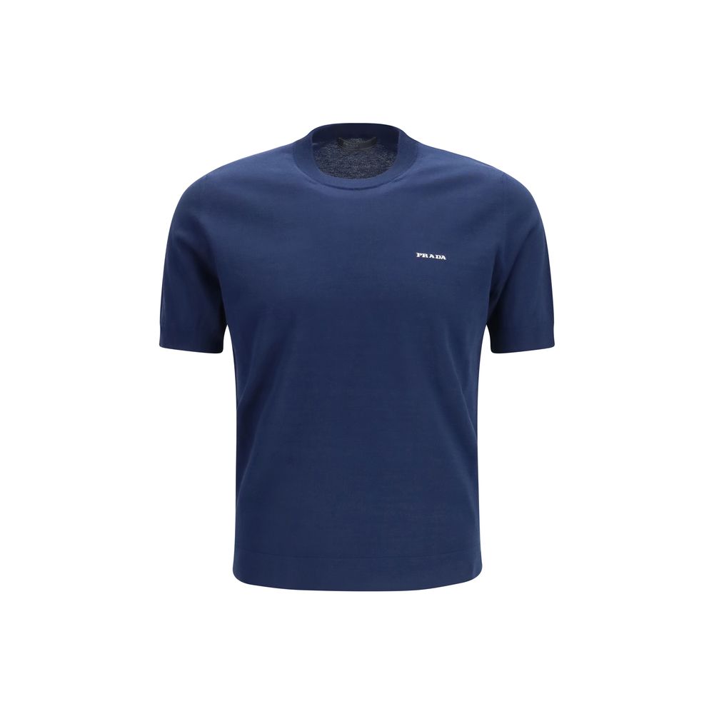 T-shirt Prada en coton bleu