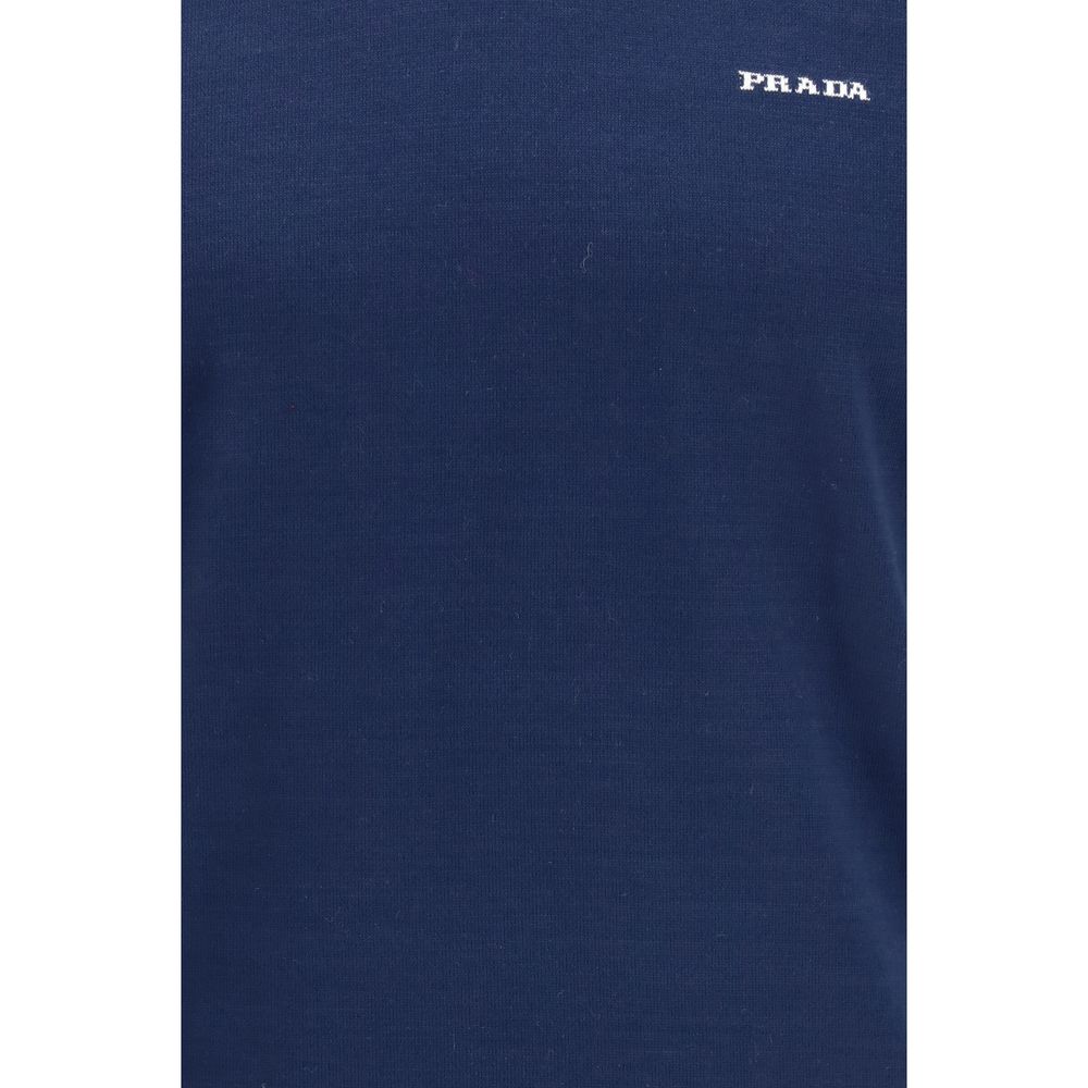 T-shirt Prada en coton bleu
