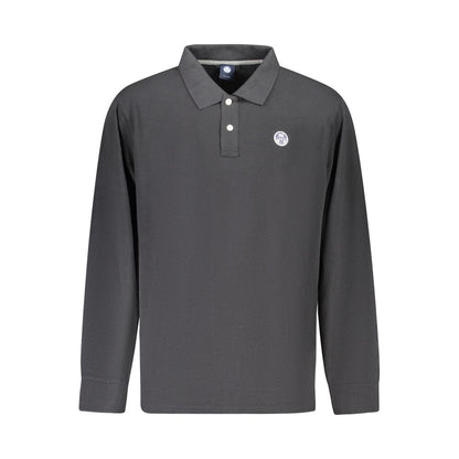 North Sails Polo Shirt voor Heren in Zwart Katoen