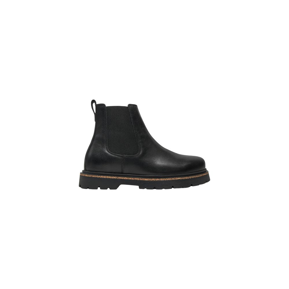 Birkenstock Highwood Black Leather Ankle Boots for Women