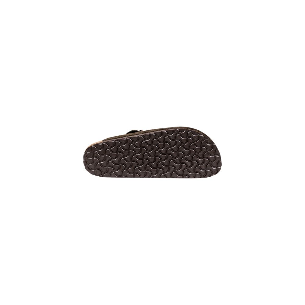Birkenstock Boston Brown Suede Leather Slippers for Men