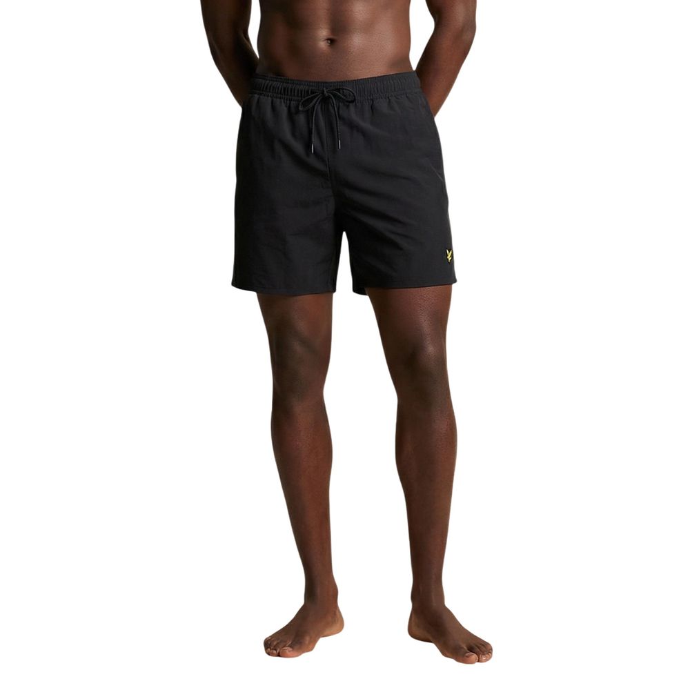 Lyle & Scott Black Polyamide Swim Shorts - Modern Design