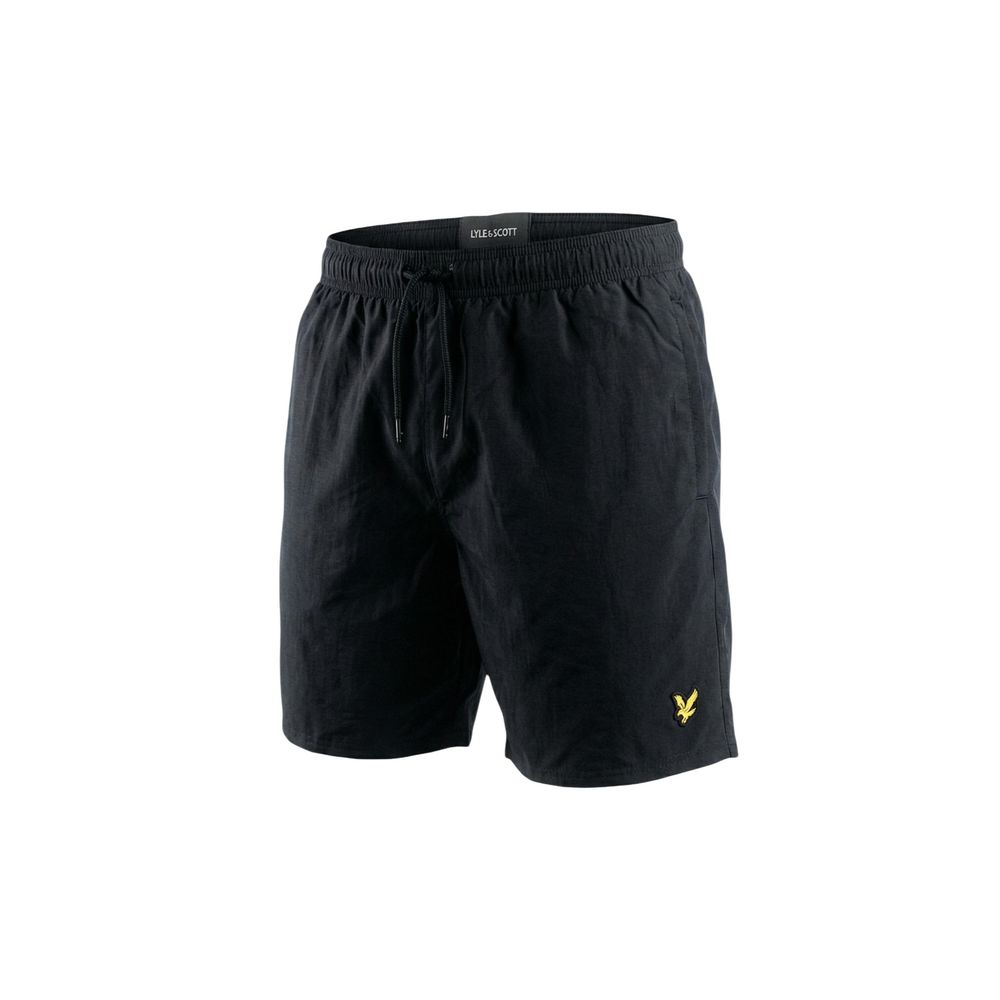 Lyle & Scott Black Polyamide Swim Shorts - Modern Design