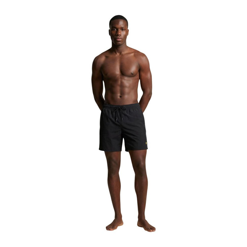 Lyle & Scott Black Polyamide Swim Shorts - Modern Design