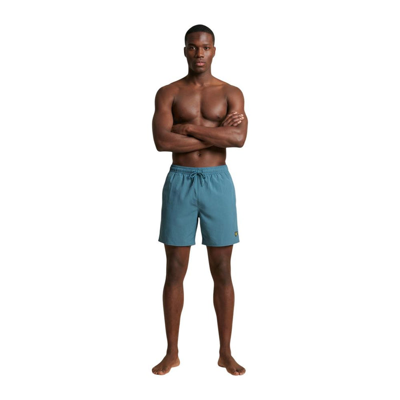 Lyle & Scott Blue Polyamide Swim Shorts for Men