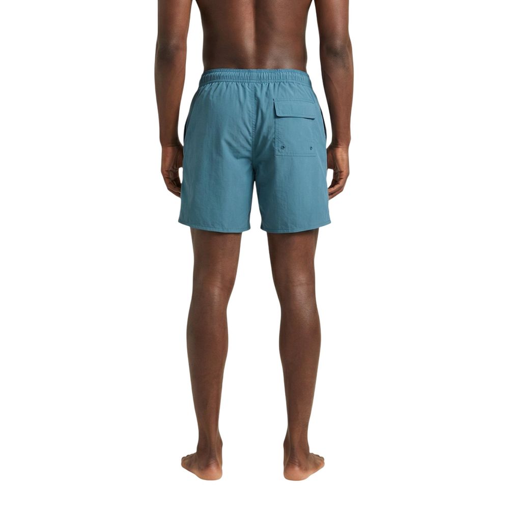 Lyle & Scott Blue Polyamide Swim Shorts for Men