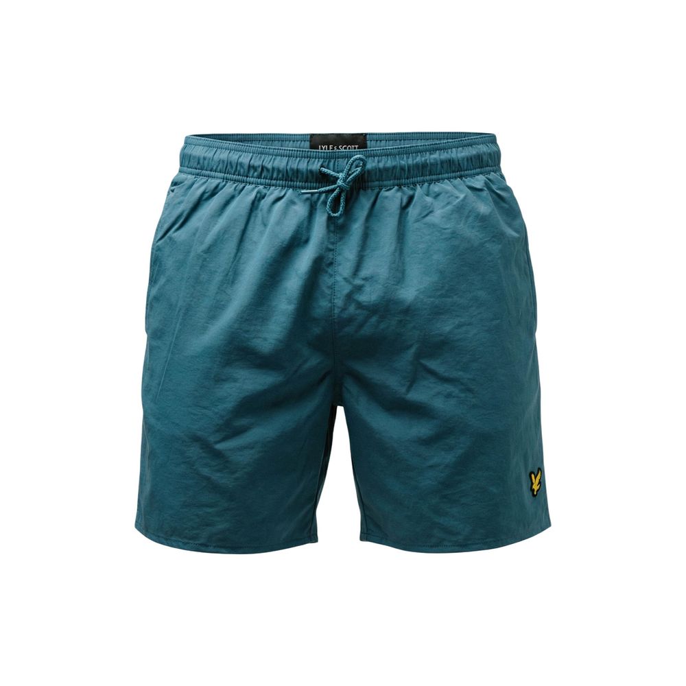 Lyle & Scott Blue Polyamide Swim Shorts for Men