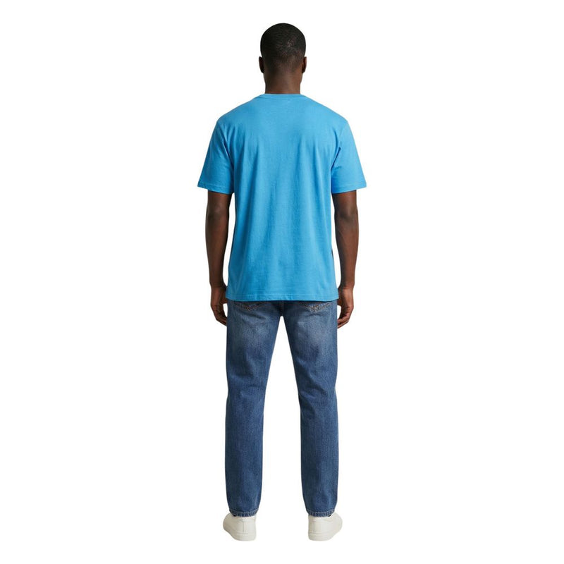 Lyle & Scott Blue Cotton TS400VOGT Sportswear T-Shirt
