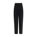 Max Mara Mstsumero Black Linen Pants for Women