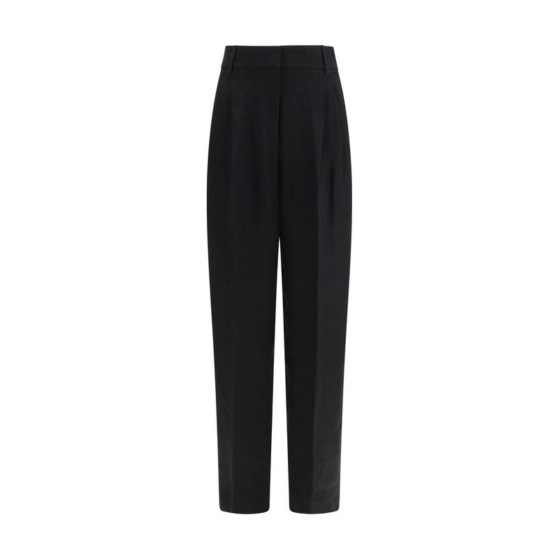 Max Mara Mstsumero Black Linen Pants for Women