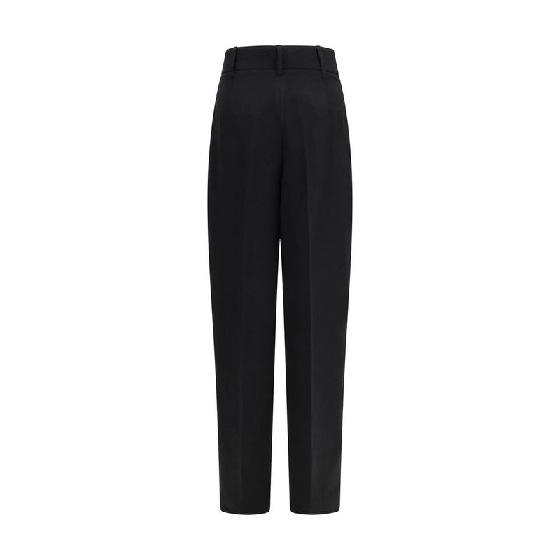 Max Mara Mstsumero Black Linen Pants for Women