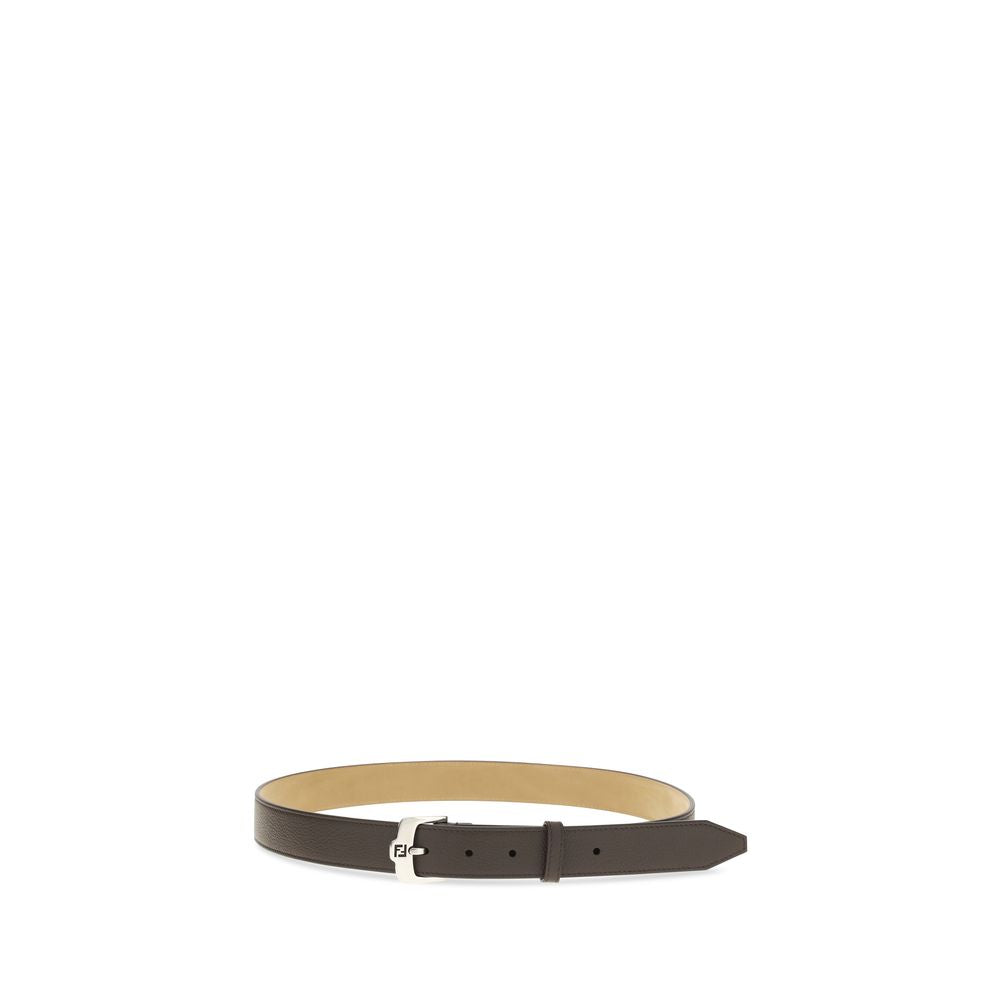 Ceinture Fendi Bos Taurus Regular en cuir de veau marron