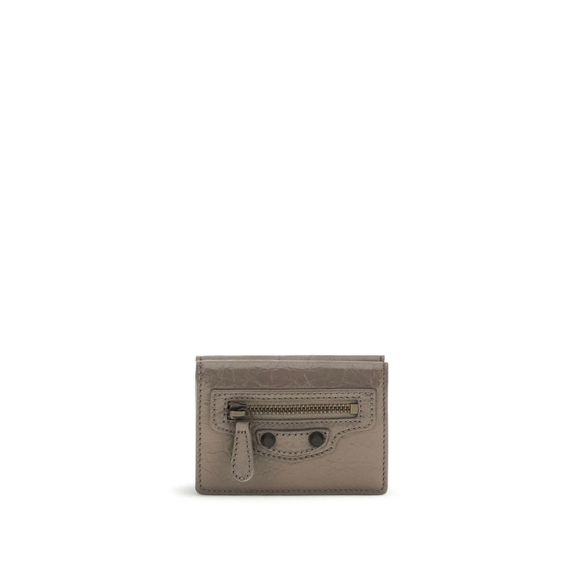 Balenciaga Beige Lamb Ovis Aries Wallet - City Mini