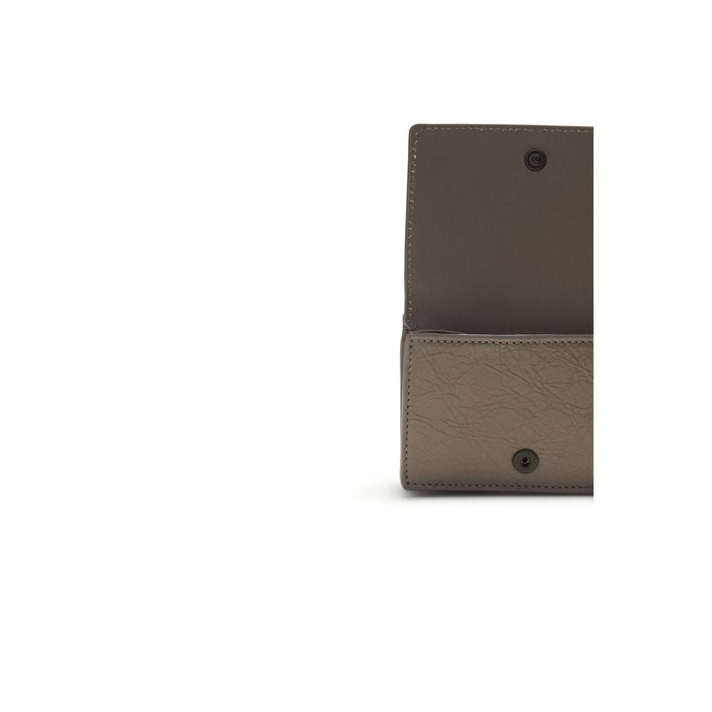 Balenciaga Beige Lamb Ovis Aries Wallet - City Mini