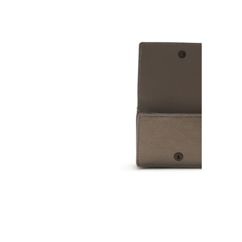 Balenciaga Beige Lamb Ovis Aries Wallet - City Mini