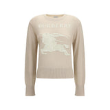 Sweatshirt Burberry Ekd Beige en Polyester pour Femme