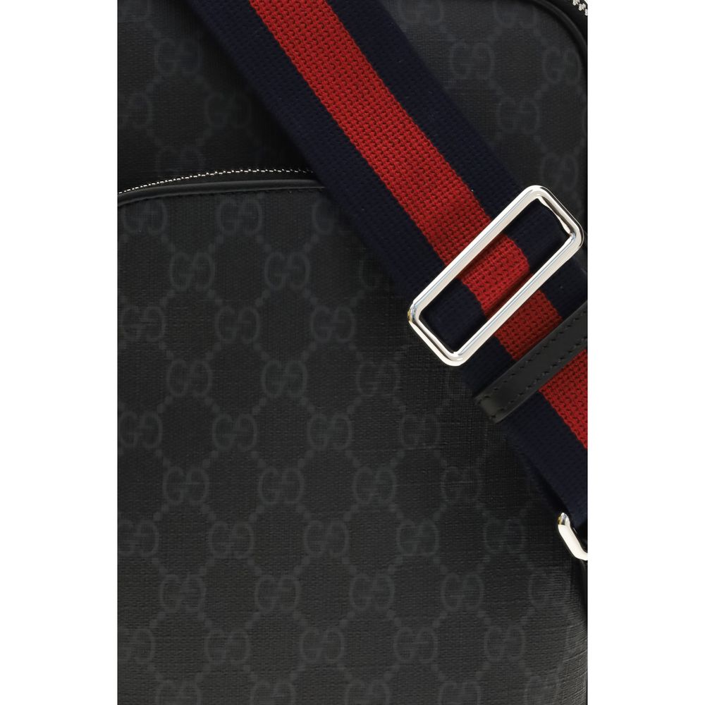 Sac bandoulière Gucci noir en polyuréthane