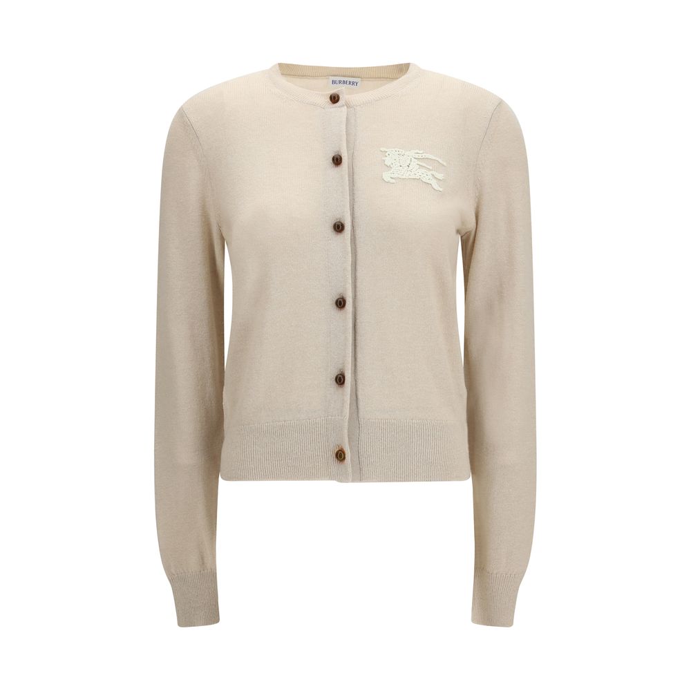 Cardigan en Polyester Beige Burberry Ekd pour Femme