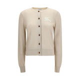 Cardigan en Polyester Beige Burberry Ekd pour Femme
