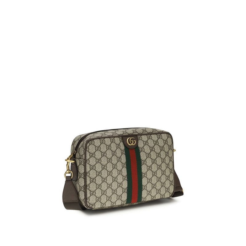 Sac bandoulière Gucci en tissu beige