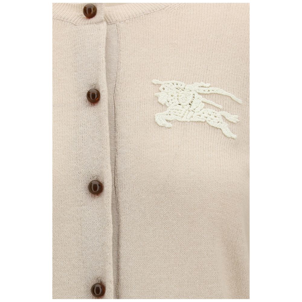 Cardigan en Polyester Beige Burberry Ekd pour Femme