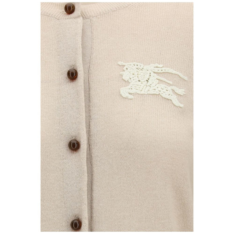 Cardigan en Polyester Beige Burberry Ekd pour Femme