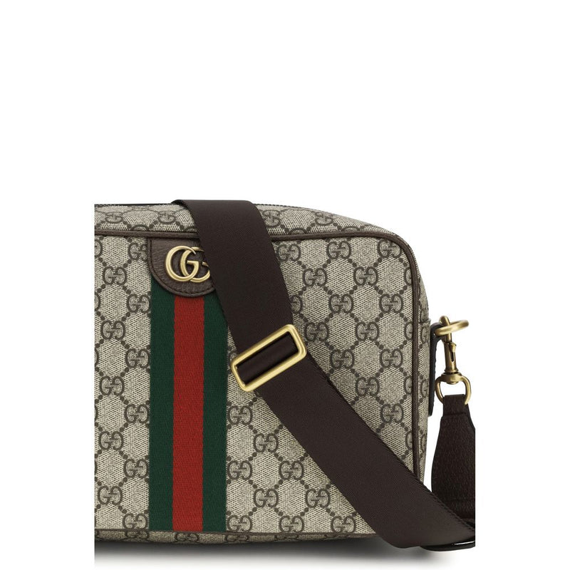 Sac bandoulière Gucci en tissu beige