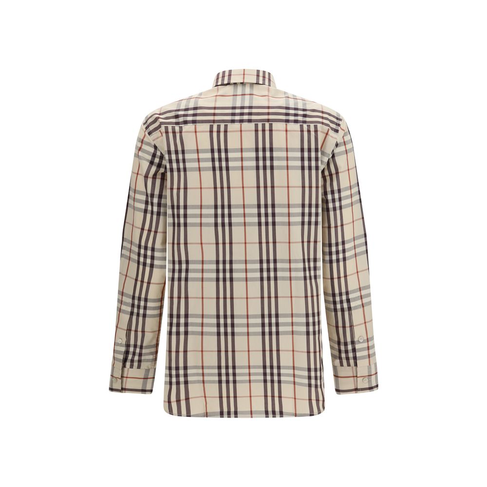 Burberry Beige Cotton Check Shirt for Women