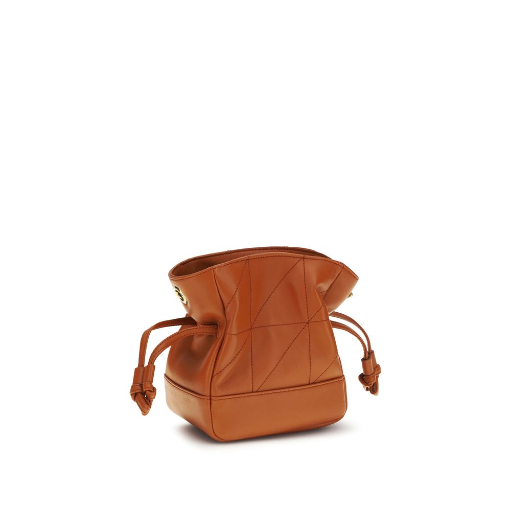 Saint Laurent Jamie Mini Orange Lambskin Clutch Bag