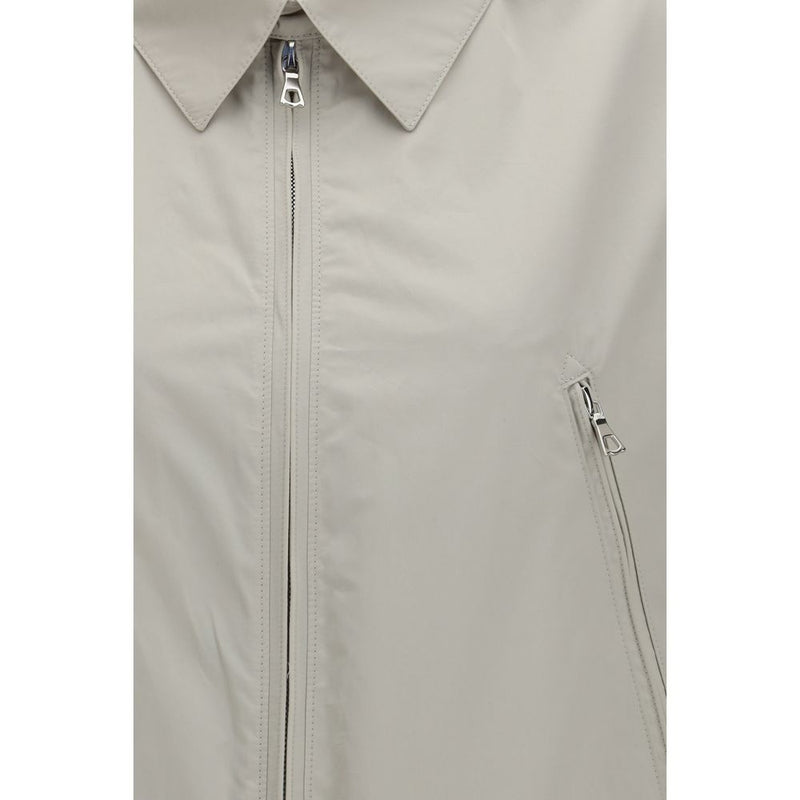 RIER Gray Cotton Zipped Pockets Jacket for Women