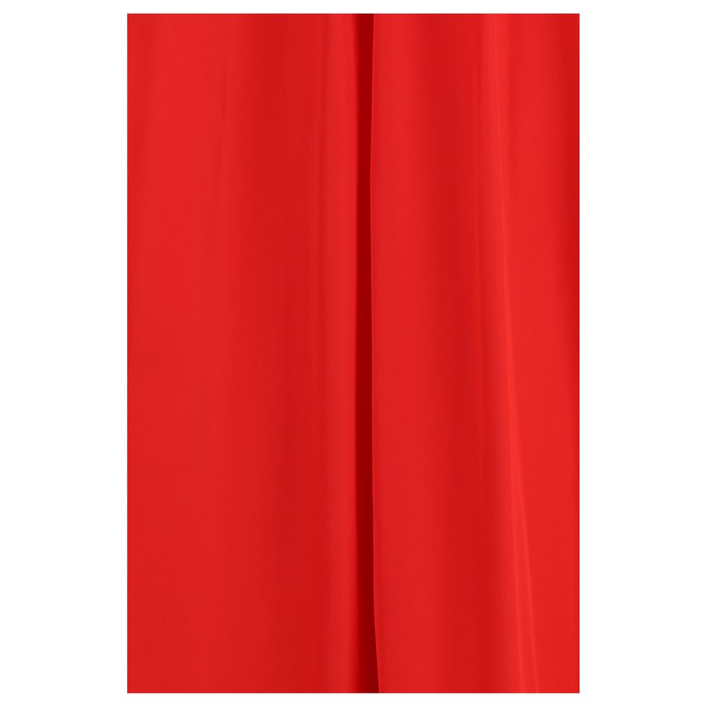 SA SU PHI Multicolor Long Dress with Belted Pleats