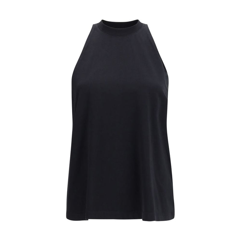 Darkpark Milla Black Cotton Sleeveless T-Shirt