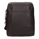 Piquadro Brown Leather Crossbody Bag - OUTCA306S94TM
