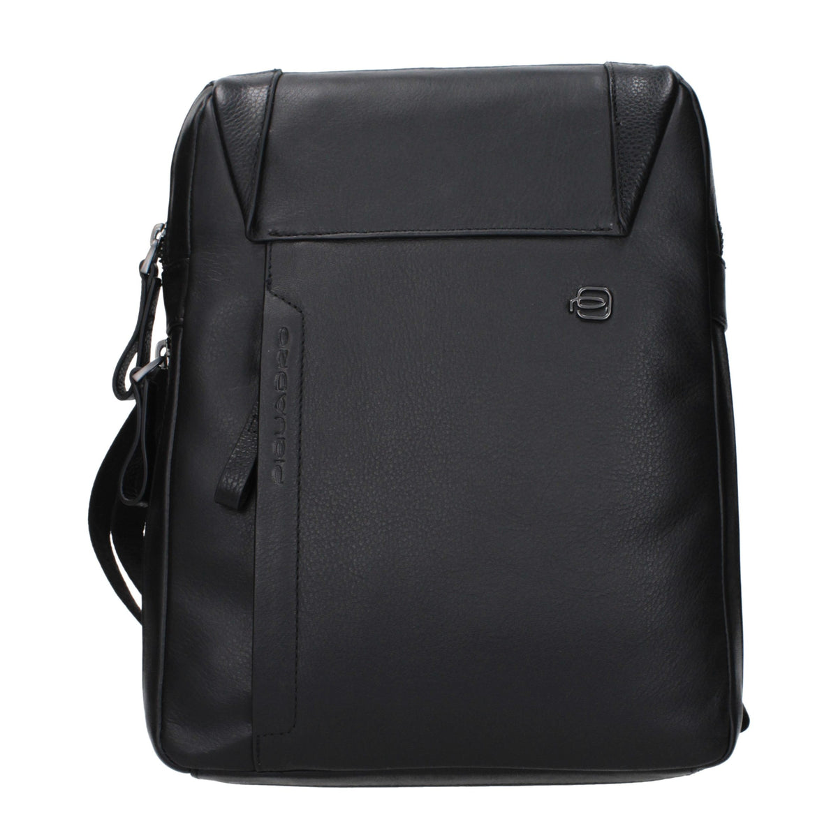 Piquadro Black Leather Crossbody Bag for Men