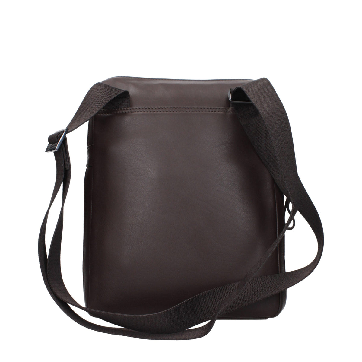 Piquadro Brown Leather Crossbody Bag - OUTCA306S94TM