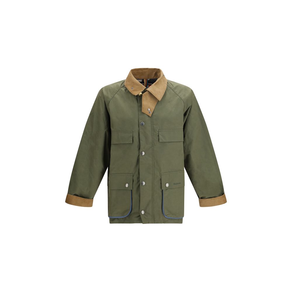 Manteau en coton bicolore Barbour